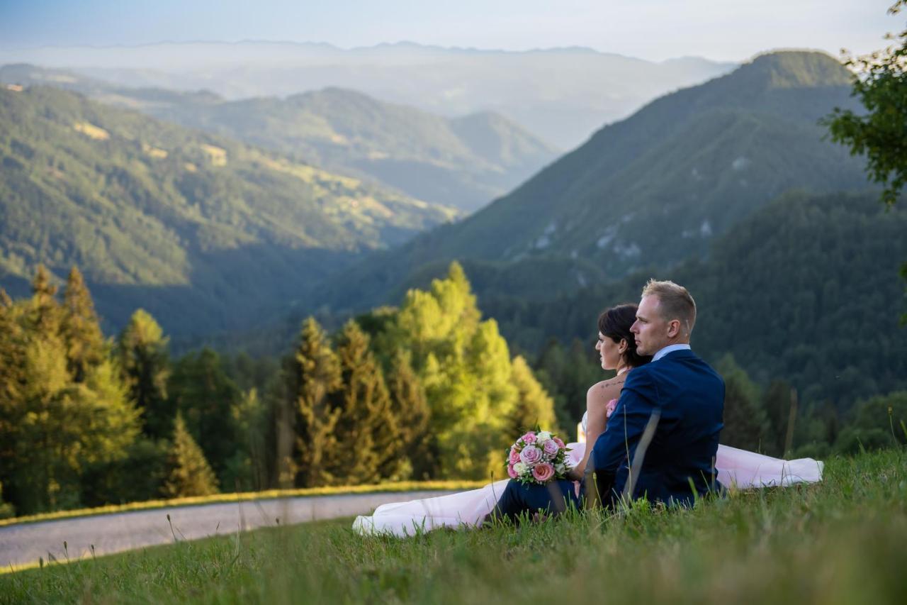 Domacija Za Robom Lägenhet Cerkno Exteriör bild