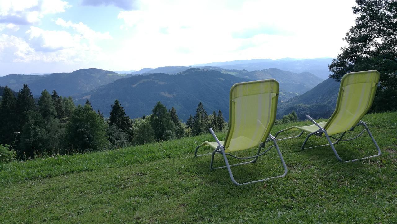 Domacija Za Robom Lägenhet Cerkno Exteriör bild
